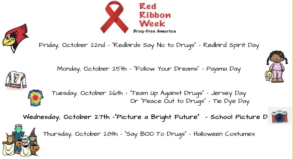 CJHS Red Ribbon Week Theme Days