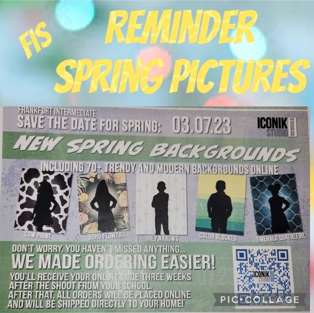 Reminder FIS Spring Pictures 