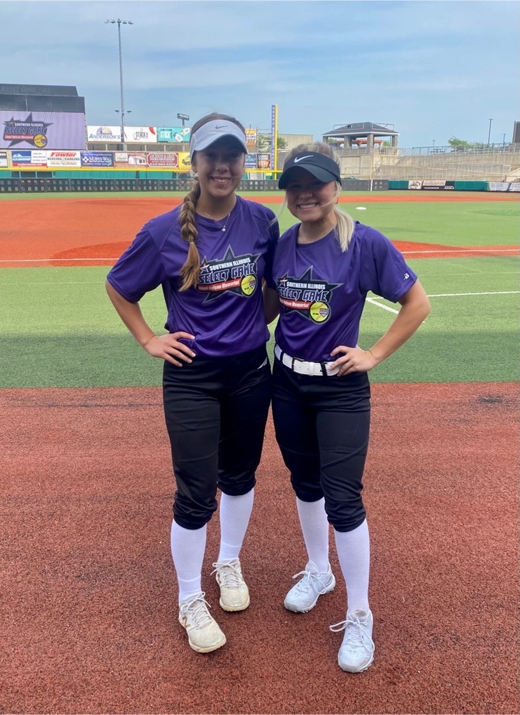Congrats to 2 Redbirds on playing in the SI Select softball game. Presley Sollers and Anna Rolla!